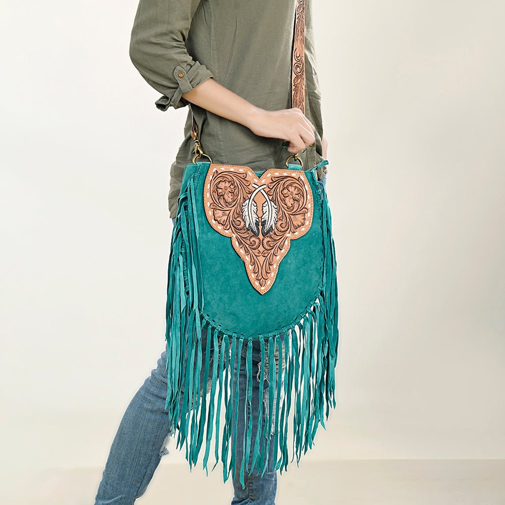 American Darling Hand Tooled Genuine Leather