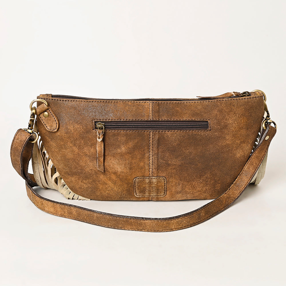 American Darling Hand-Tooled Genuine Leather Bag