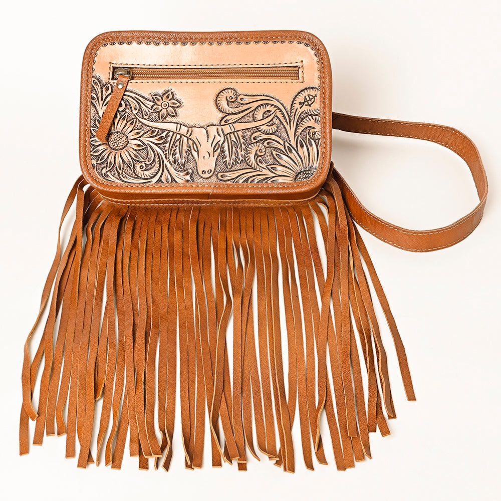 American Darling Hand-Tooled Genuine Leather Bag
