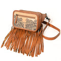 American Darling Hand-Tooled Genuine Leather Bag