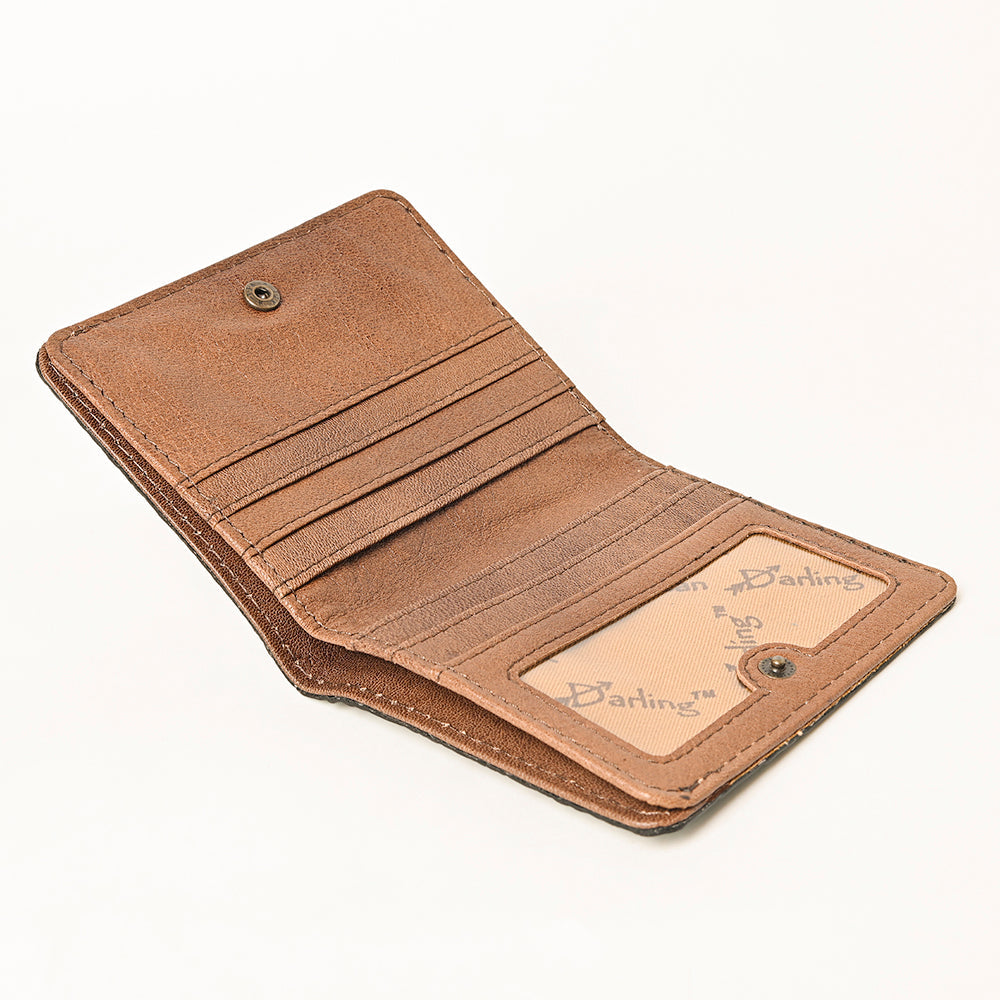 American Darling Crocodile-Embossed Leather Wallet