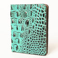 American Darling Crocodile-Embossed Leather Wallet