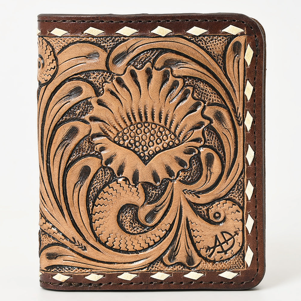 American Darling Hand-Tooled Leather Wallet