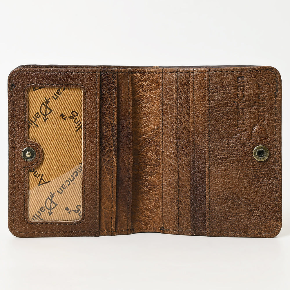 American Darling Hand-Tooled Leather Wallet