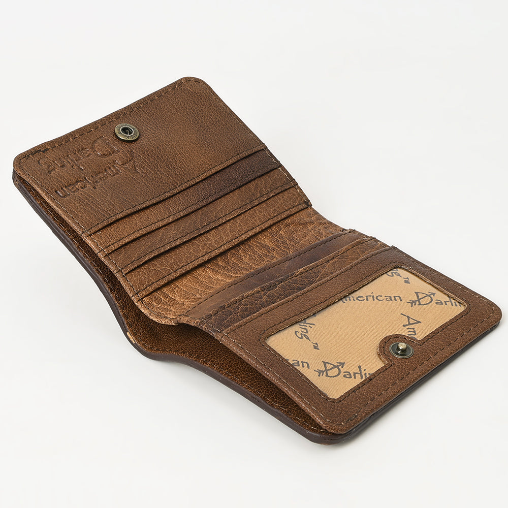 American Darling Hand-Tooled Leather Wallet