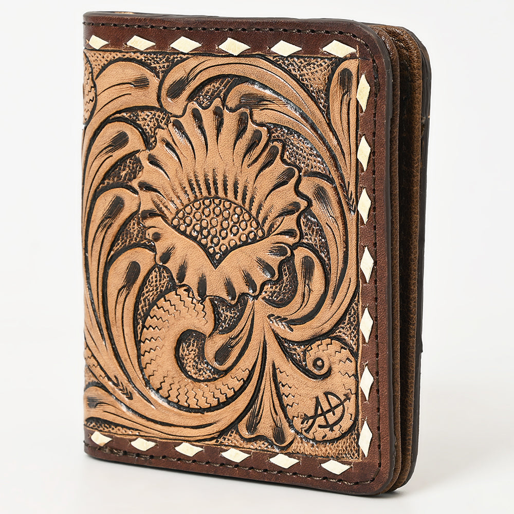 American Darling Hand-Tooled Leather Wallet
