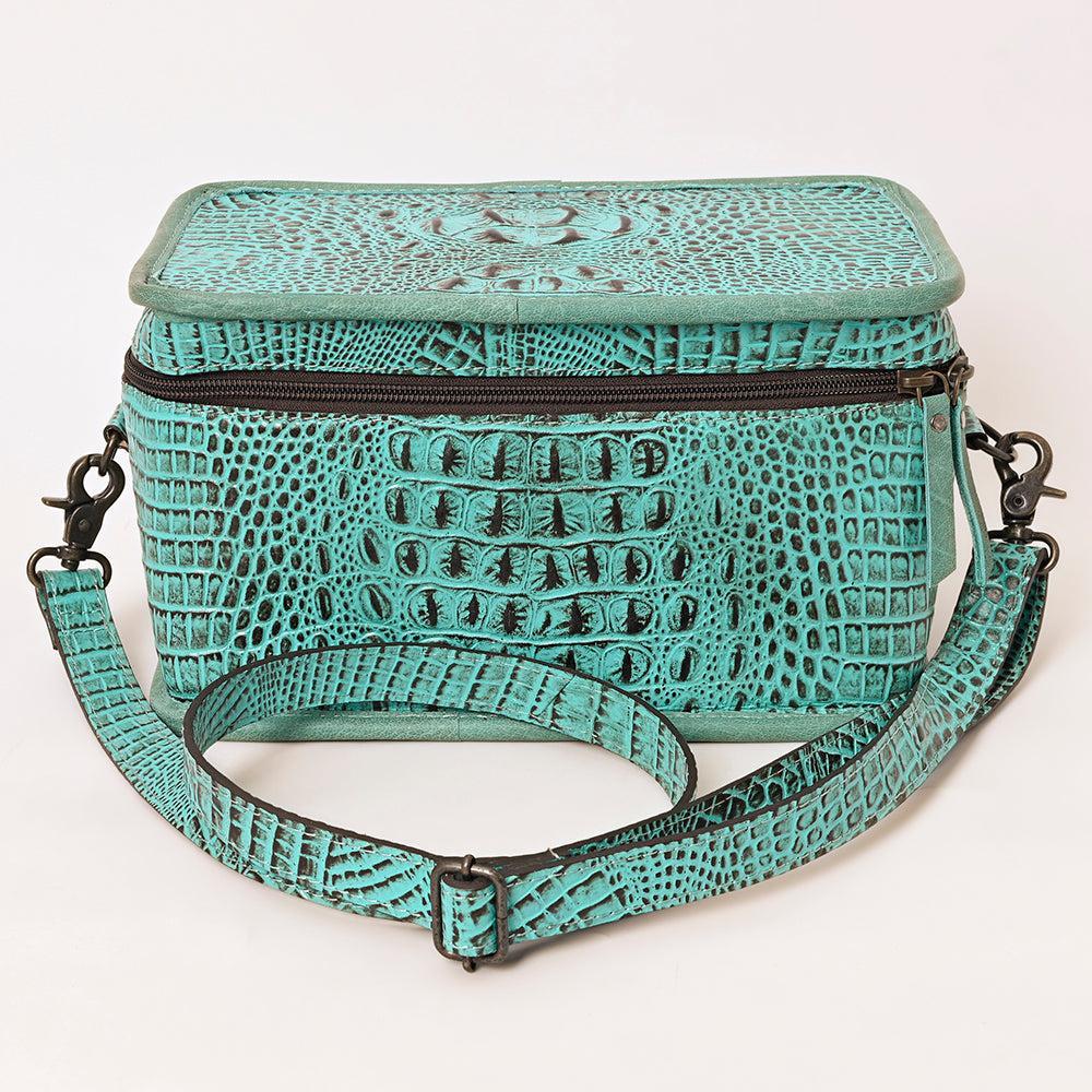 American Darling Crocodile Embossed Genuine Leather Bag
