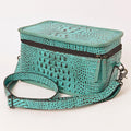 American Darling Crocodile Embossed Genuine Leather Bag