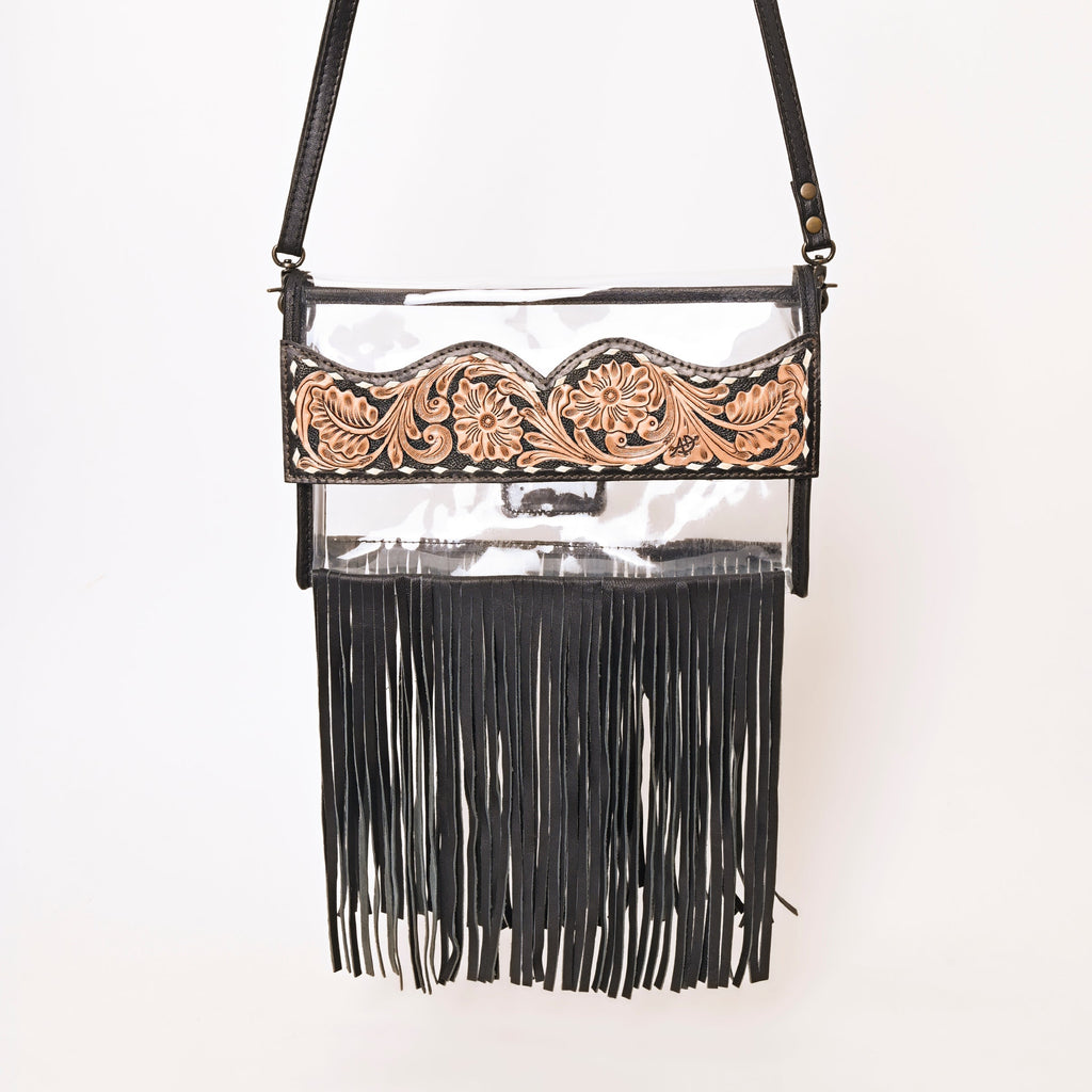 American Darling Hand-Tooled Genuine Leather Bag