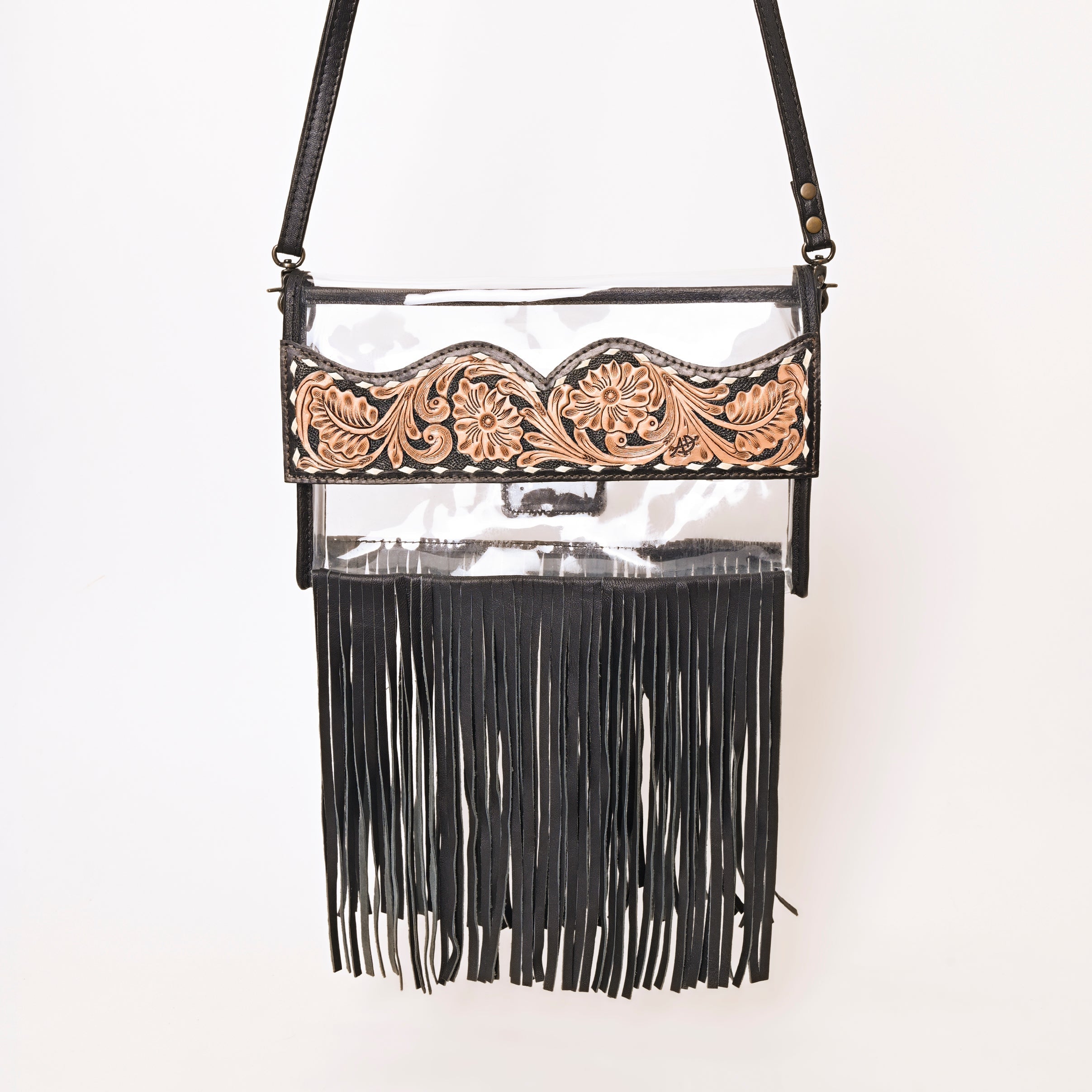 American Darling Hand-Tooled Genuine Leather Bag
