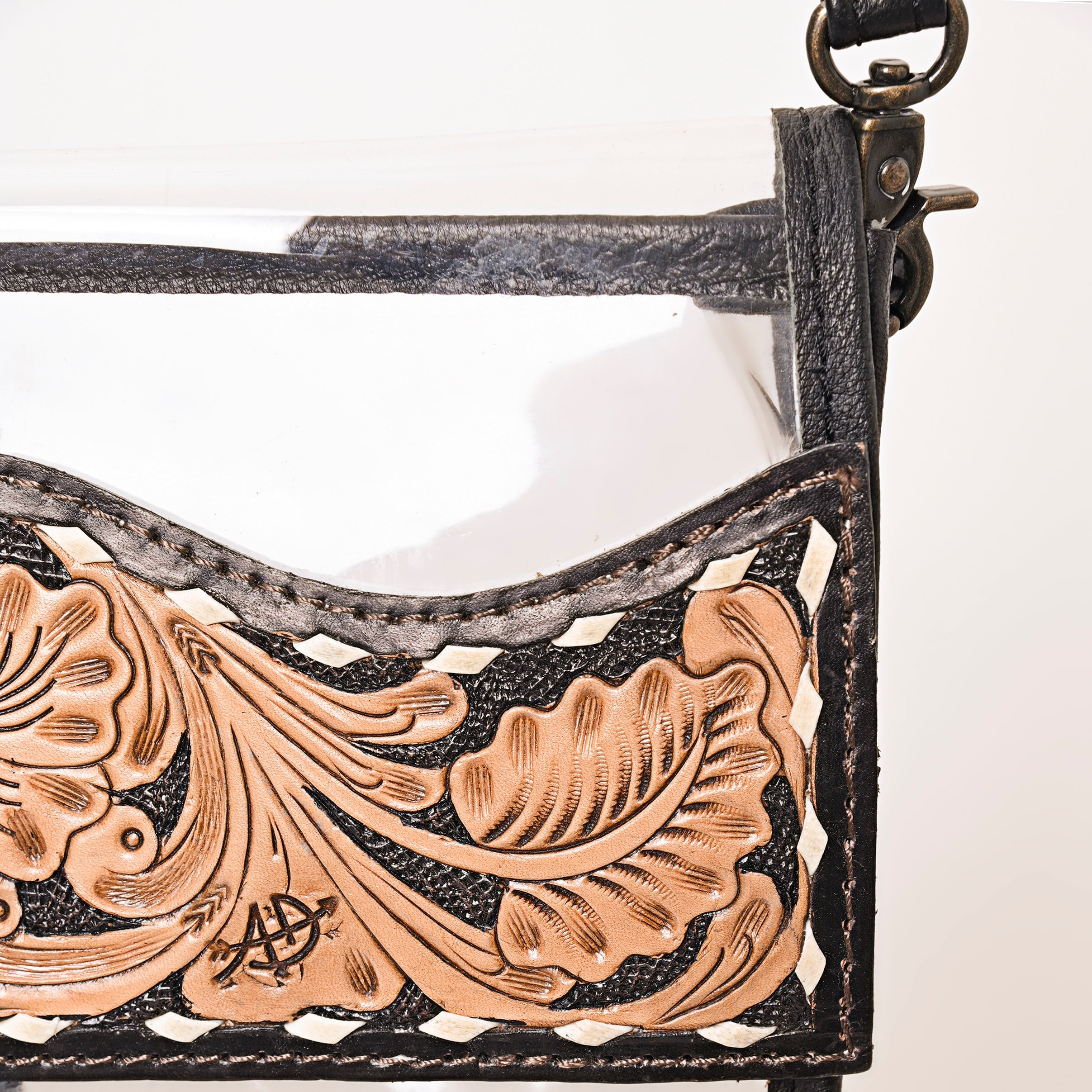 American Darling Hand-Tooled Genuine Leather Bag