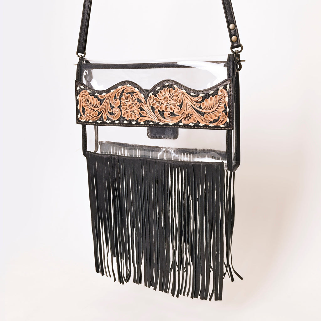 American Darling Hand-Tooled Genuine Leather Bag