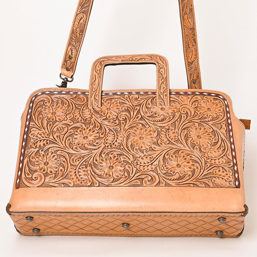 American Darling Hand-Tooled Genuine Leather Bag