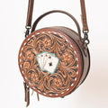 American Darling Hand-Tooled Genuine Leather Bag