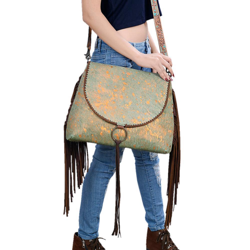 American Darling Hair-On Genuine Leather Bag