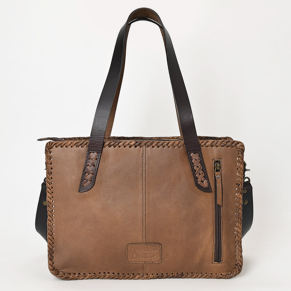 American Darling Saddle Blanket Hair-On Genuine Leather Tote
