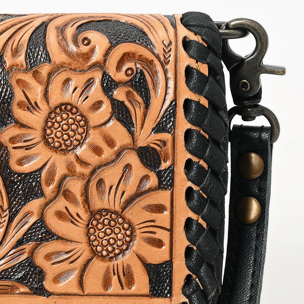 American Darling Hand-Tooled Genuine Leather Wallet