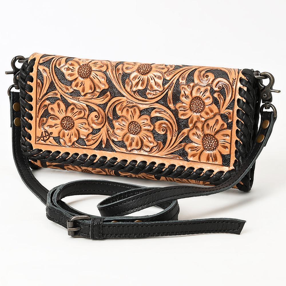 American Darling Hand-Tooled Genuine Leather Wallet