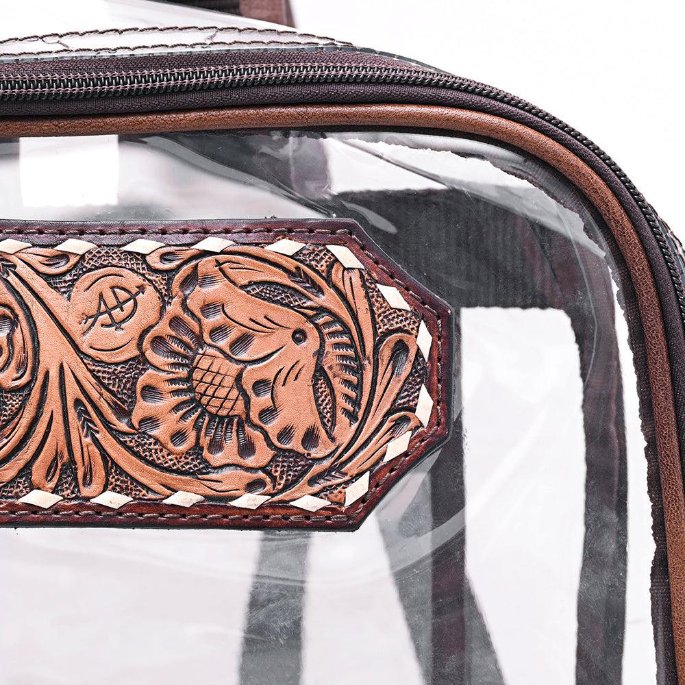 American Darling Hand-Tooled Genuine Leather Bag