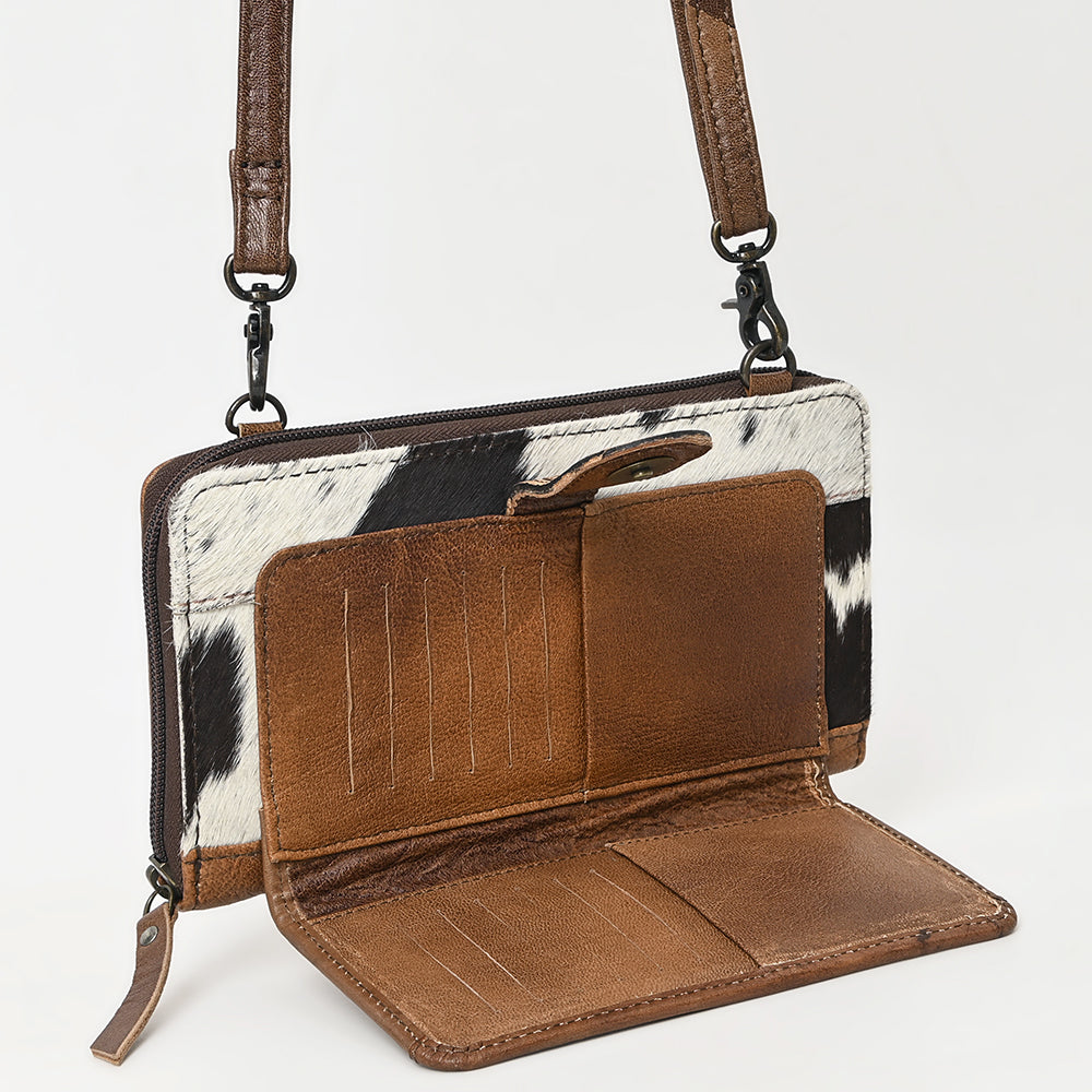 American Darling Hand Tooled Hair-On Genuine Leather
