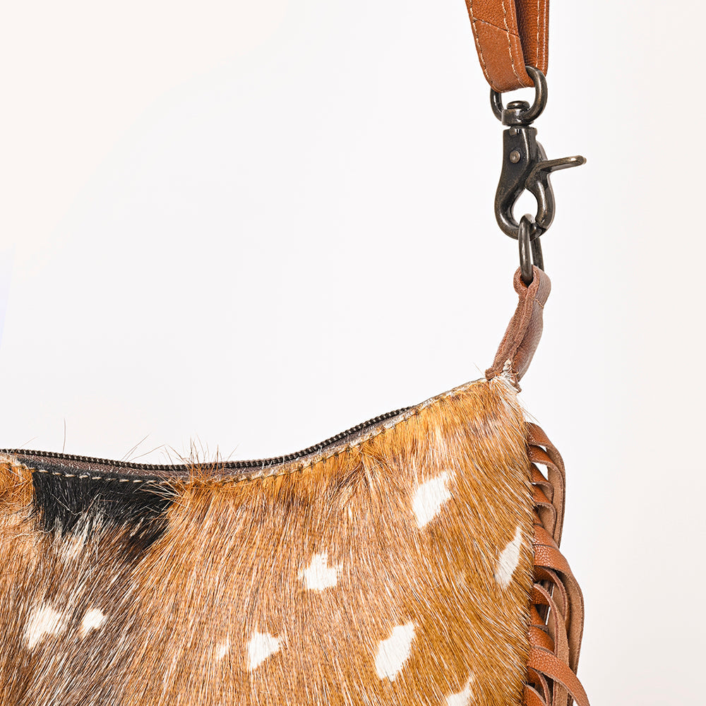 American Darling Hand Tooled Hair-On Genuine Leather