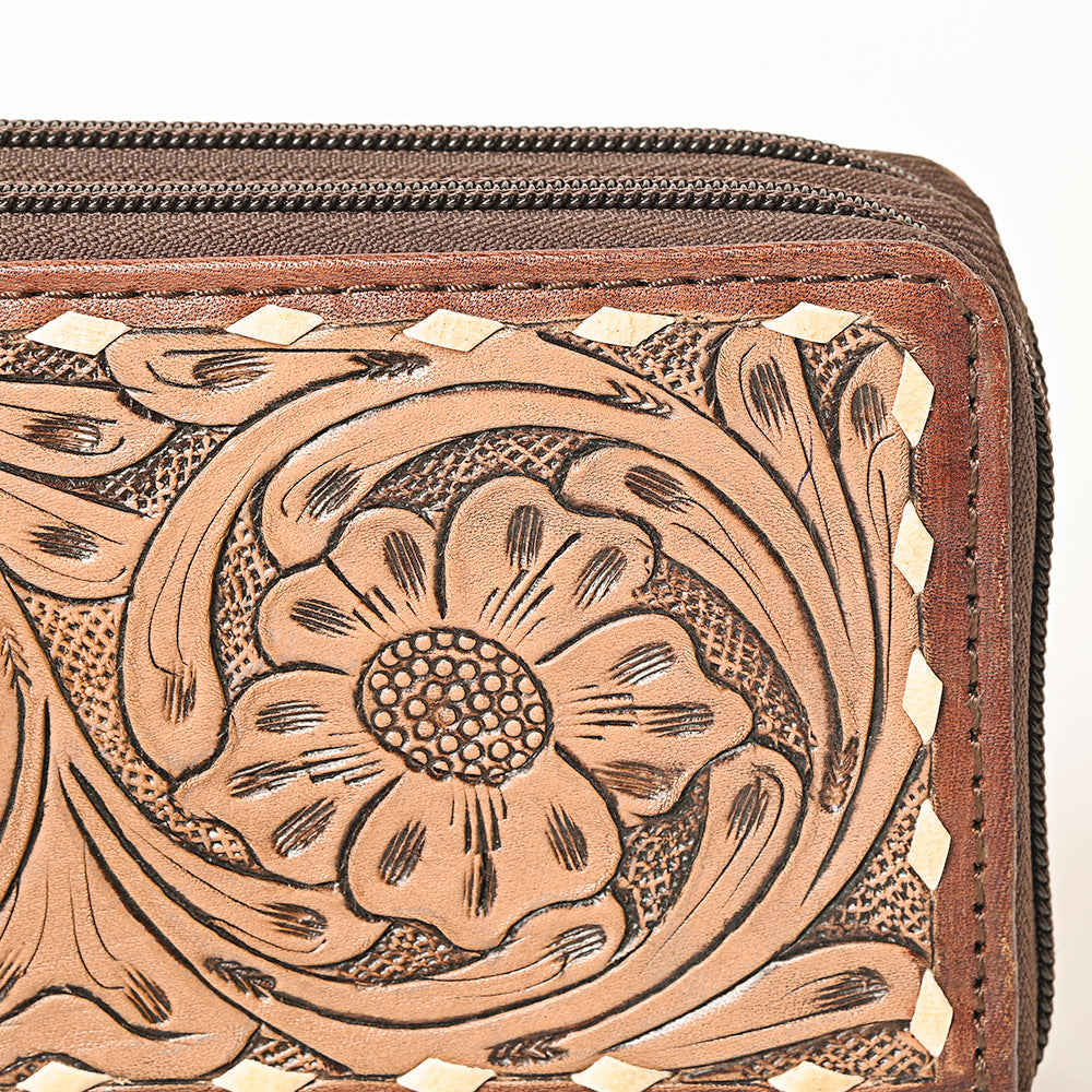 American Darling Hand-Tooled Genuine Leather Bag