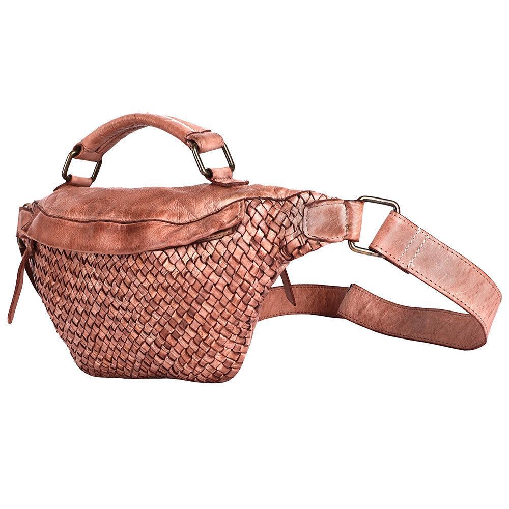 Never Mind Fanny Pack Vintage Handmade Genuine Cowhide Leather