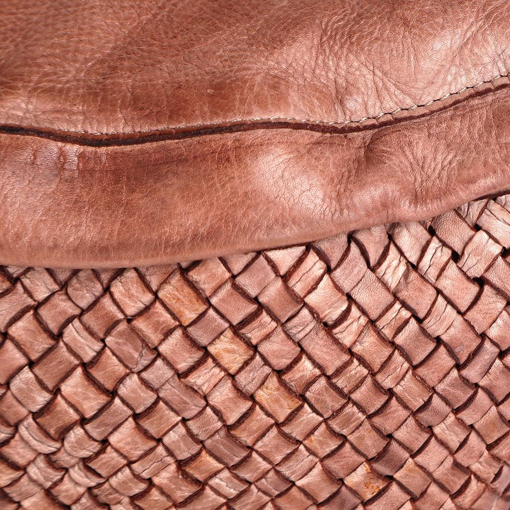 Never Mind Fanny Pack Vintage Handmade Genuine Cowhide Leather