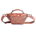 Never Mind Fanny Pack Vintage Handmade Genuine Cowhide Leather