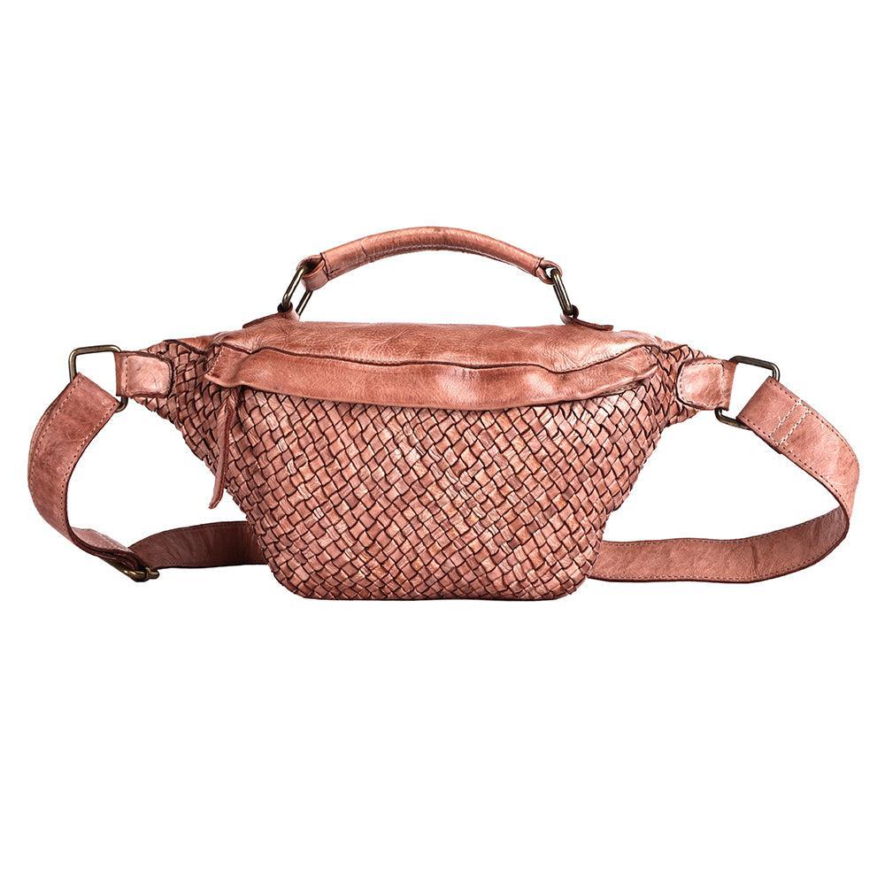 Never Mind Fanny Pack Vintage Handmade Genuine Cowhide Leather