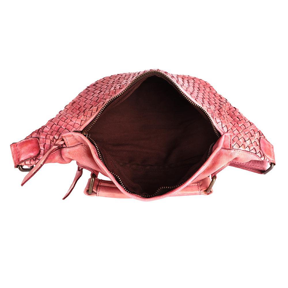 Never Mind Fanny Pack Vintage Handmade Genuine Cowhide Leather