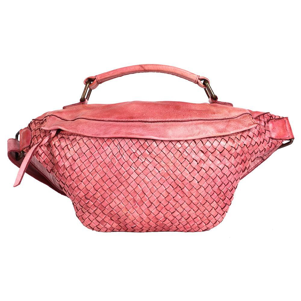 Never Mind Fanny Pack Vintage Handmade Genuine Cowhide Leather