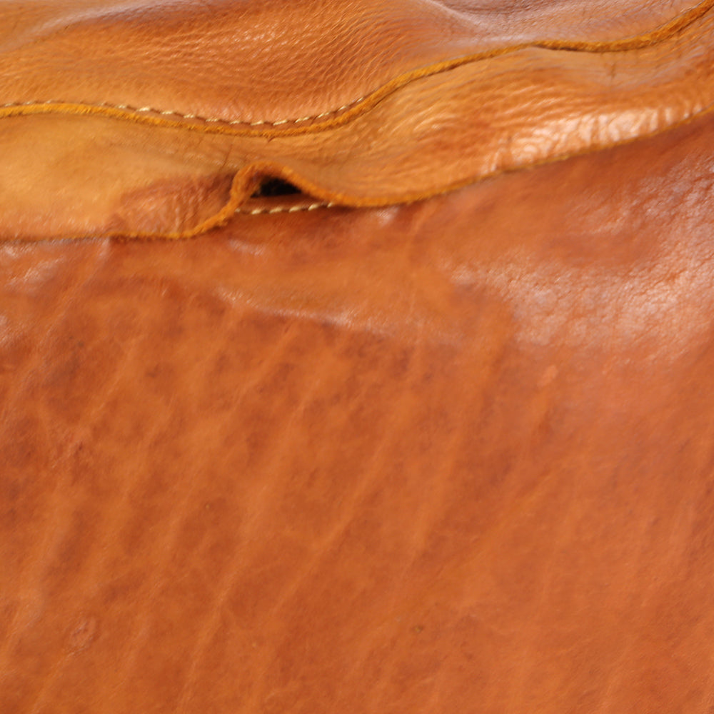 Never Mind Fanny Pack Vintage Handmade Genuine Cowhide Leather