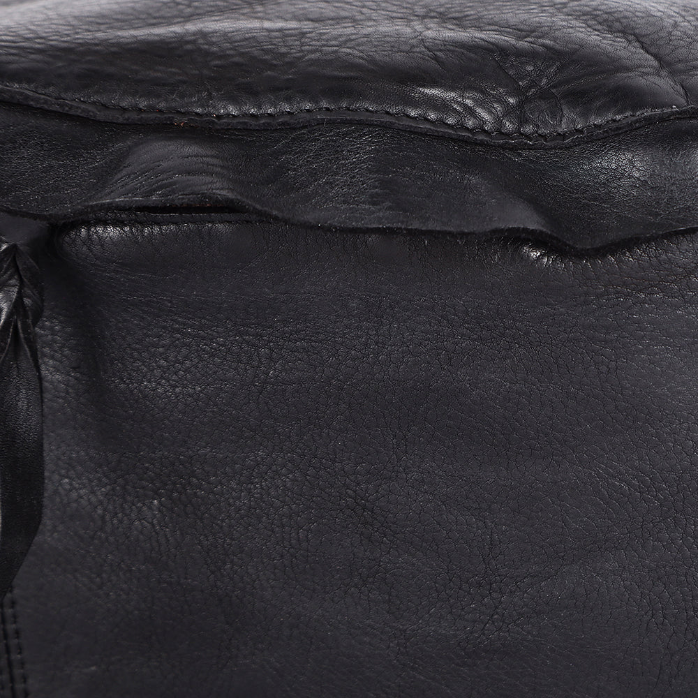 Never Mind Fanny Pack Vintage Handmade Genuine Cowhide Leather
