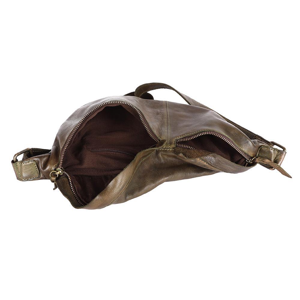 Never Mind Fanny Pack Vintage Handmade Genuine Cowhide Leather
