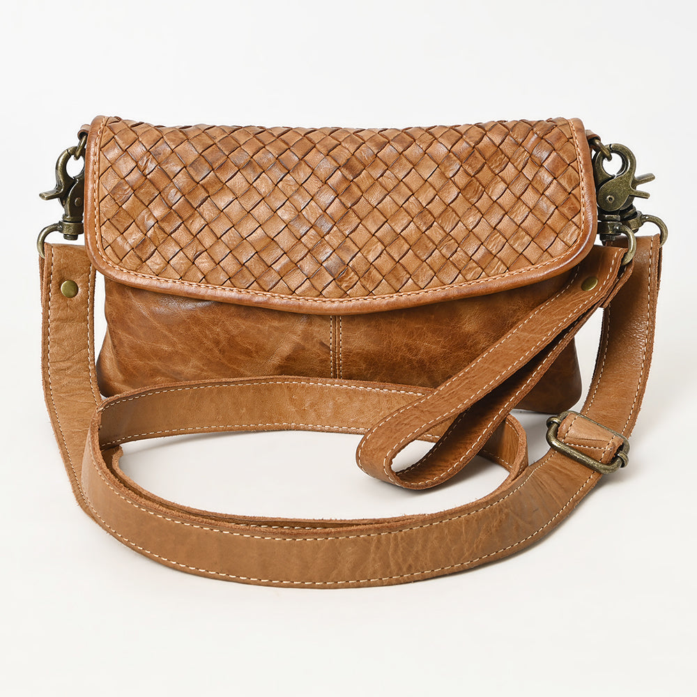 Never Mind Small Crossbody Vintage Handmade Genuine Cowhide Leather
