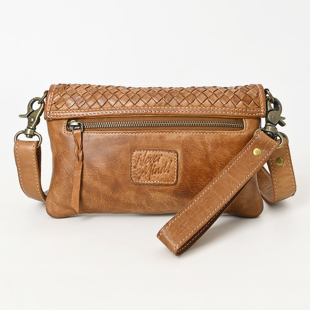 Never Mind Small Crossbody Vintage Handmade Genuine Cowhide Leather