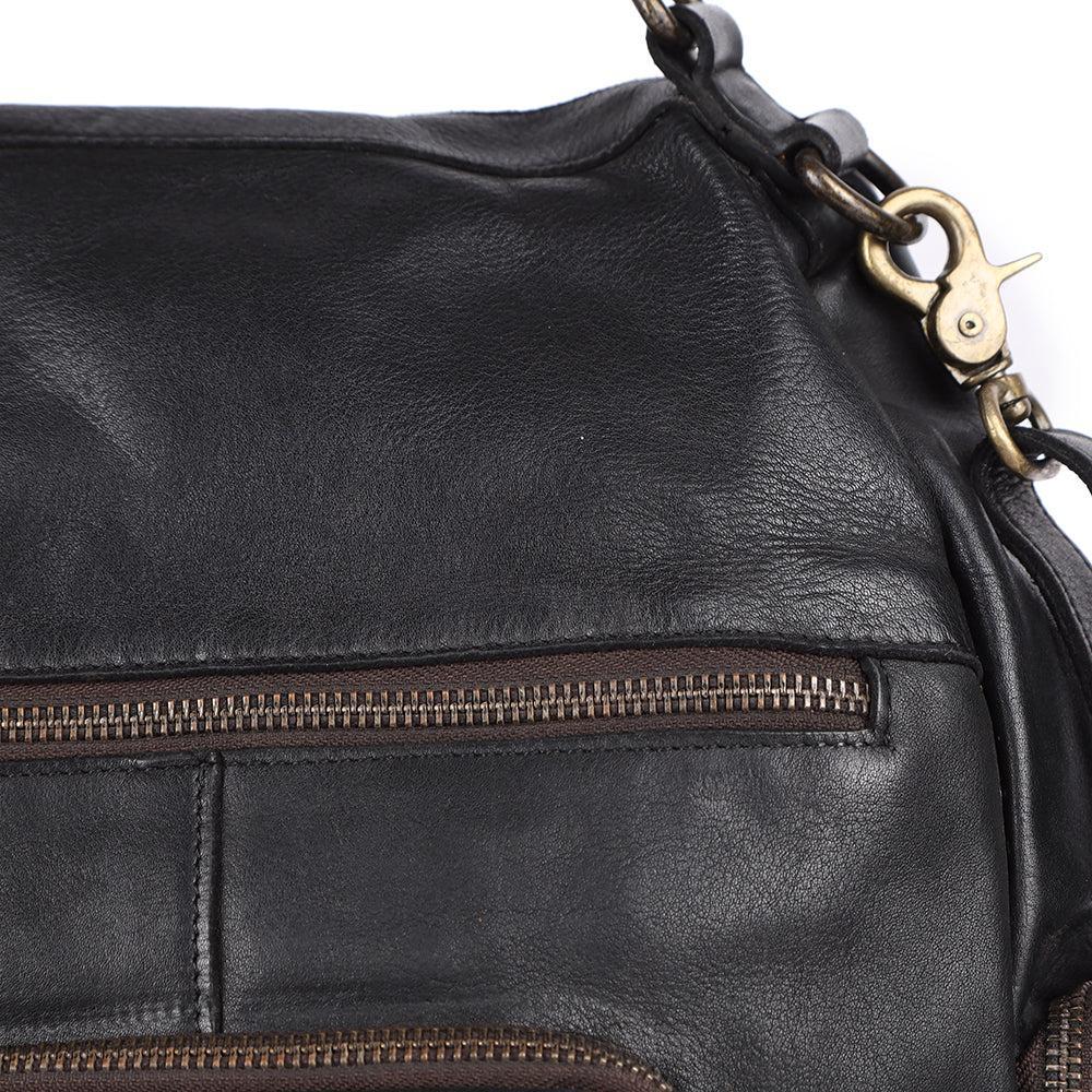 Never Mind Backpack Vintage Handmade Genuine Cowhide Leather