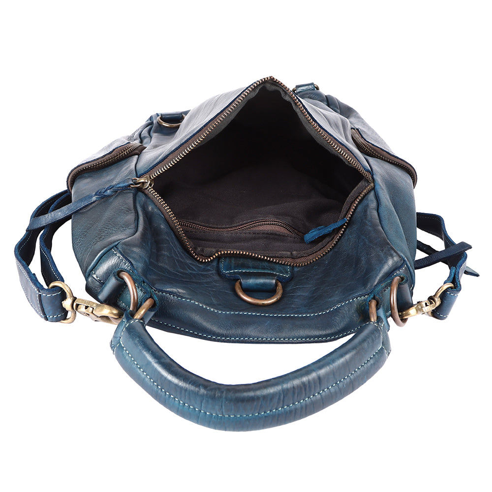 Never Mind Backpack Vintage Handmade Genuine Cowhide Leather