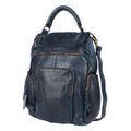 Never Mind Backpack Vintage Handmade Genuine Cowhide Leather