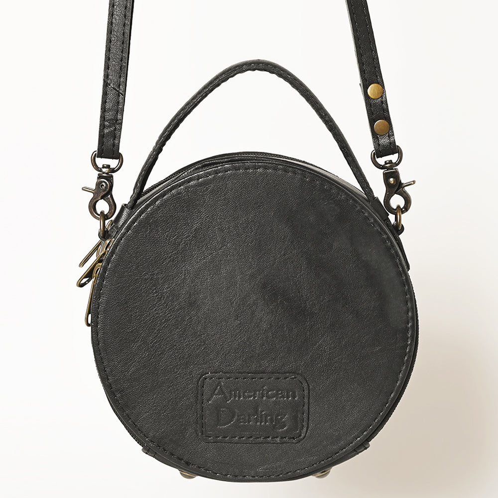 American Darling Canteen Bag Hand Tooled Genuine Leather Western Women | Handbag Purse Travel Clutch