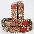Beautifully Hand Tooled Genuine American Leather Belt Men and Women
