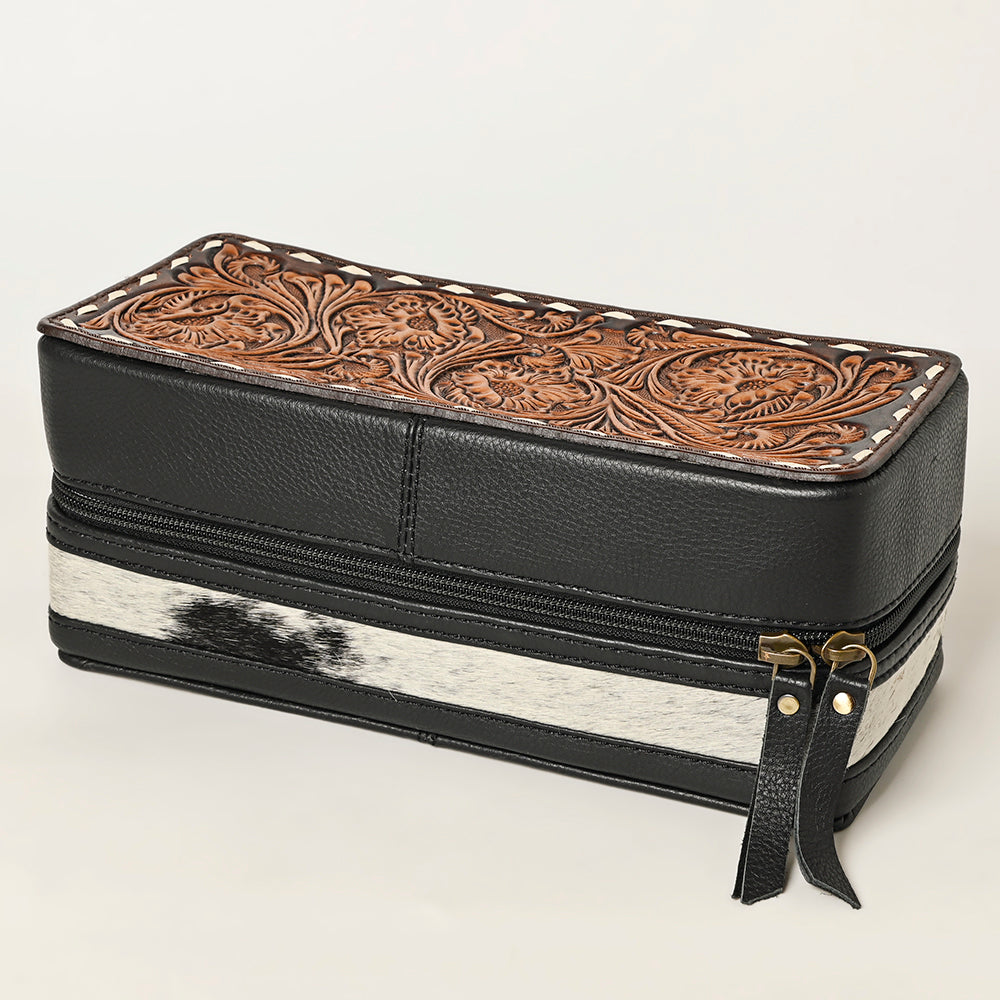American Darling Hand Tooled Hair-On Genuine Leather