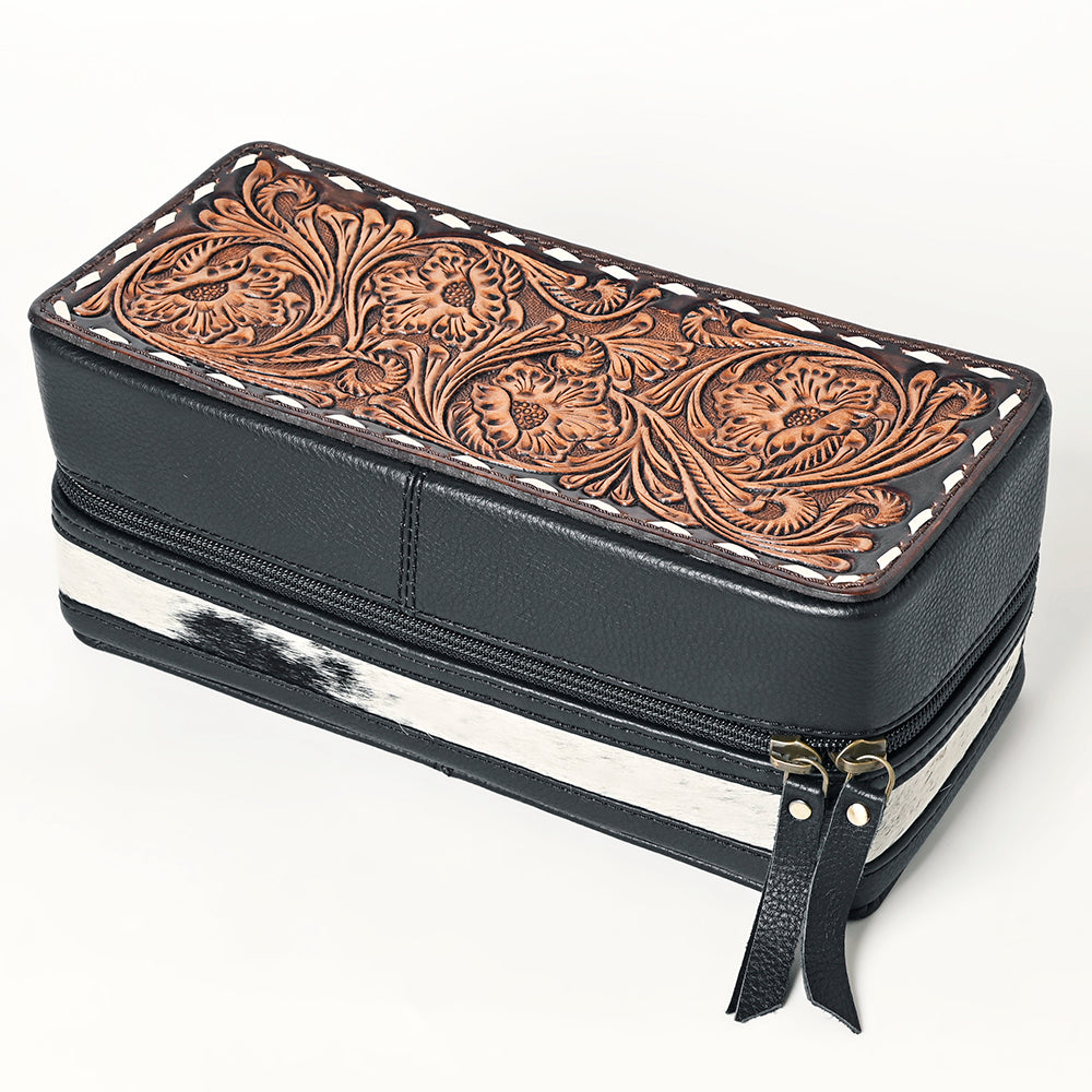 American Darling Hand Tooled Hair-On Genuine Leather