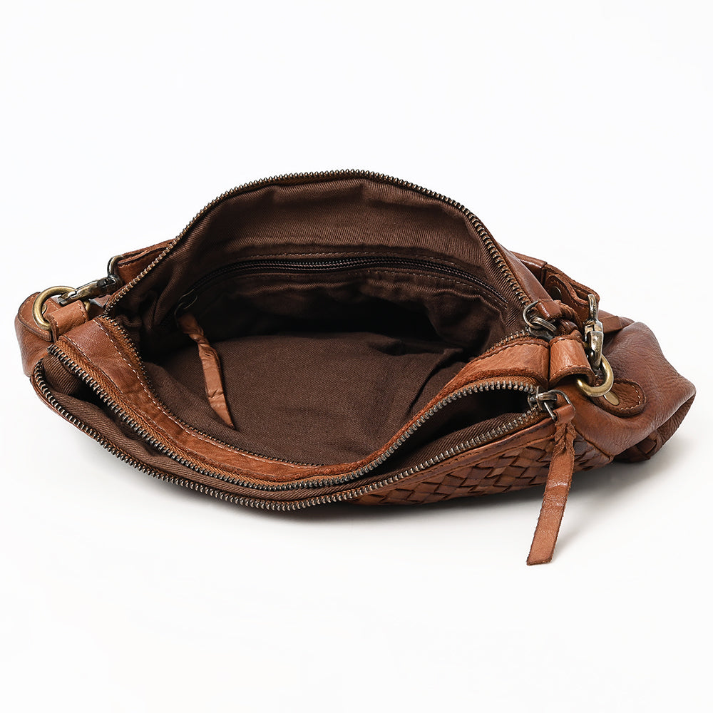 Never Mind Hobo Vintage Handmade Genuine Cowhide Leather