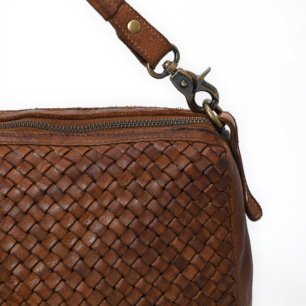Never Mind Hobo Vintage Handmade Genuine Cowhide Leather