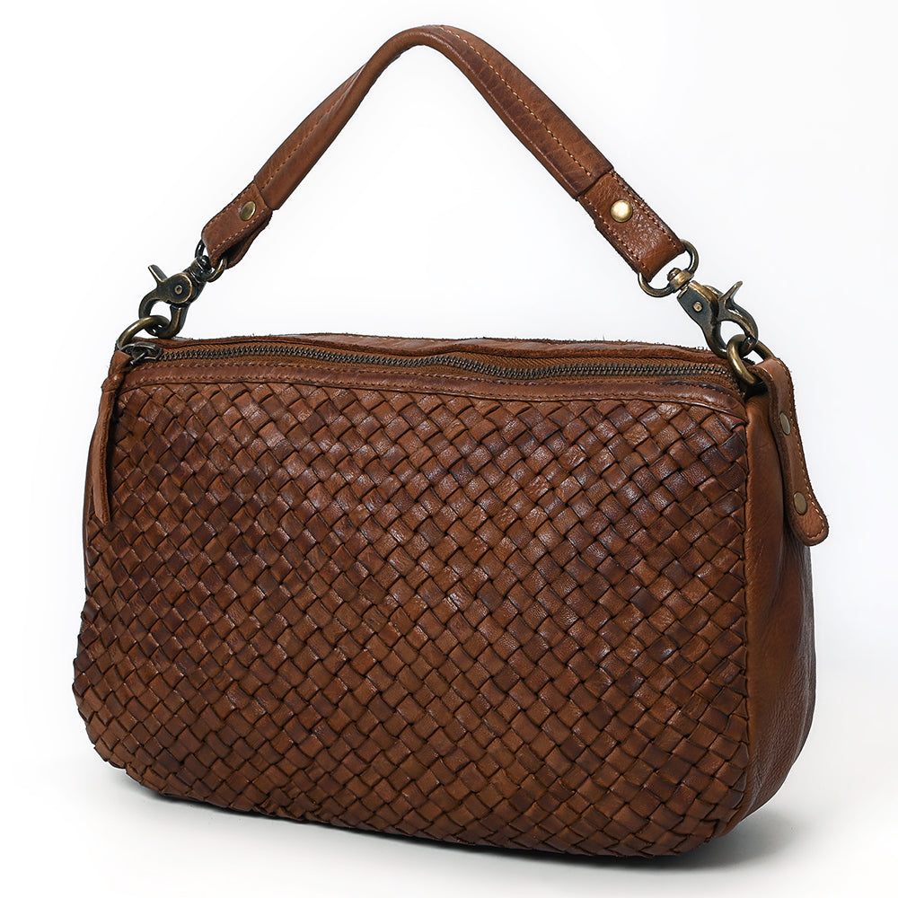 Never Mind Hobo Vintage Handmade Genuine Cowhide Leather