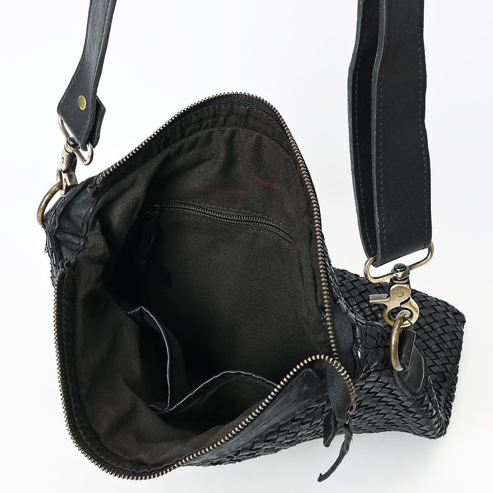 Never Mind Crossbody Genuine Leather women bag western Bag