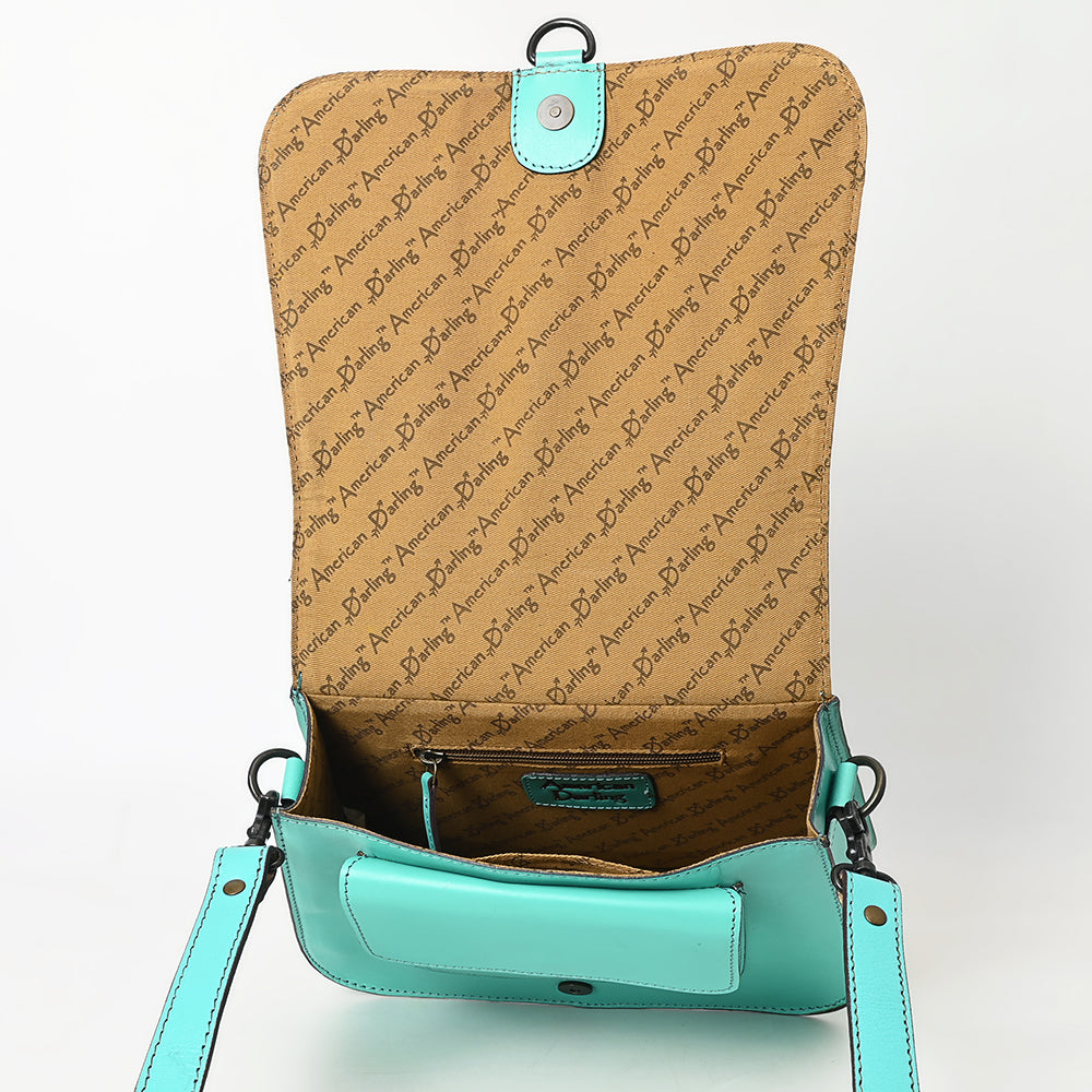 American Darling Hand Tooled Genuine Leather