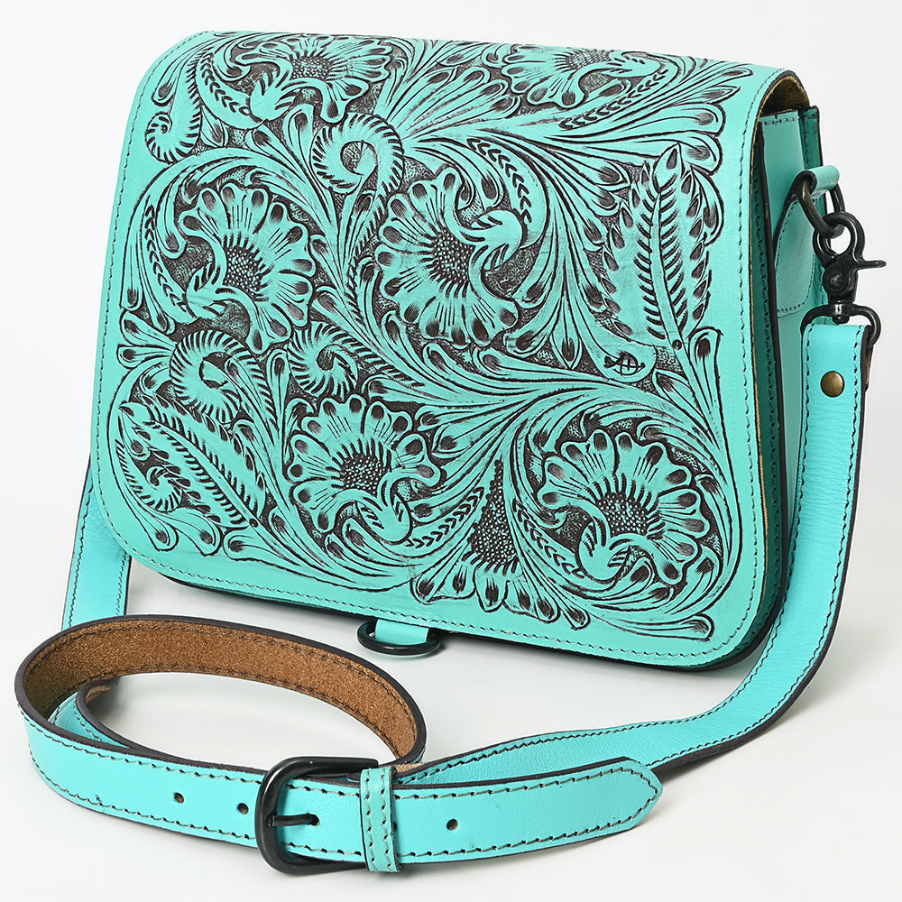 American Darling Hand Tooled Genuine Leather